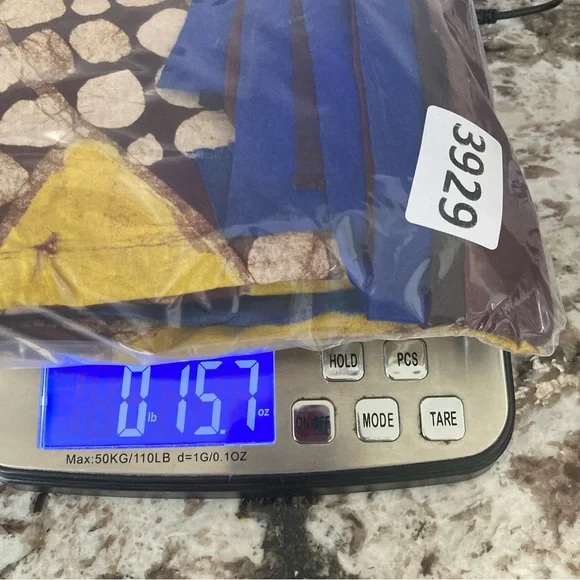 African wax print handmade batik fabric wall hangings lot of 3 - 33” x 45” - Picture 14 of 14